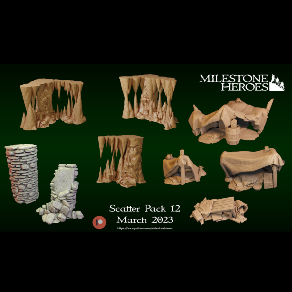 Scatter Pack 12 - Caverns, Camps & Columns